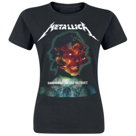 T-shirt Girlie METALLICA - Hardwired...To Self-Destruct